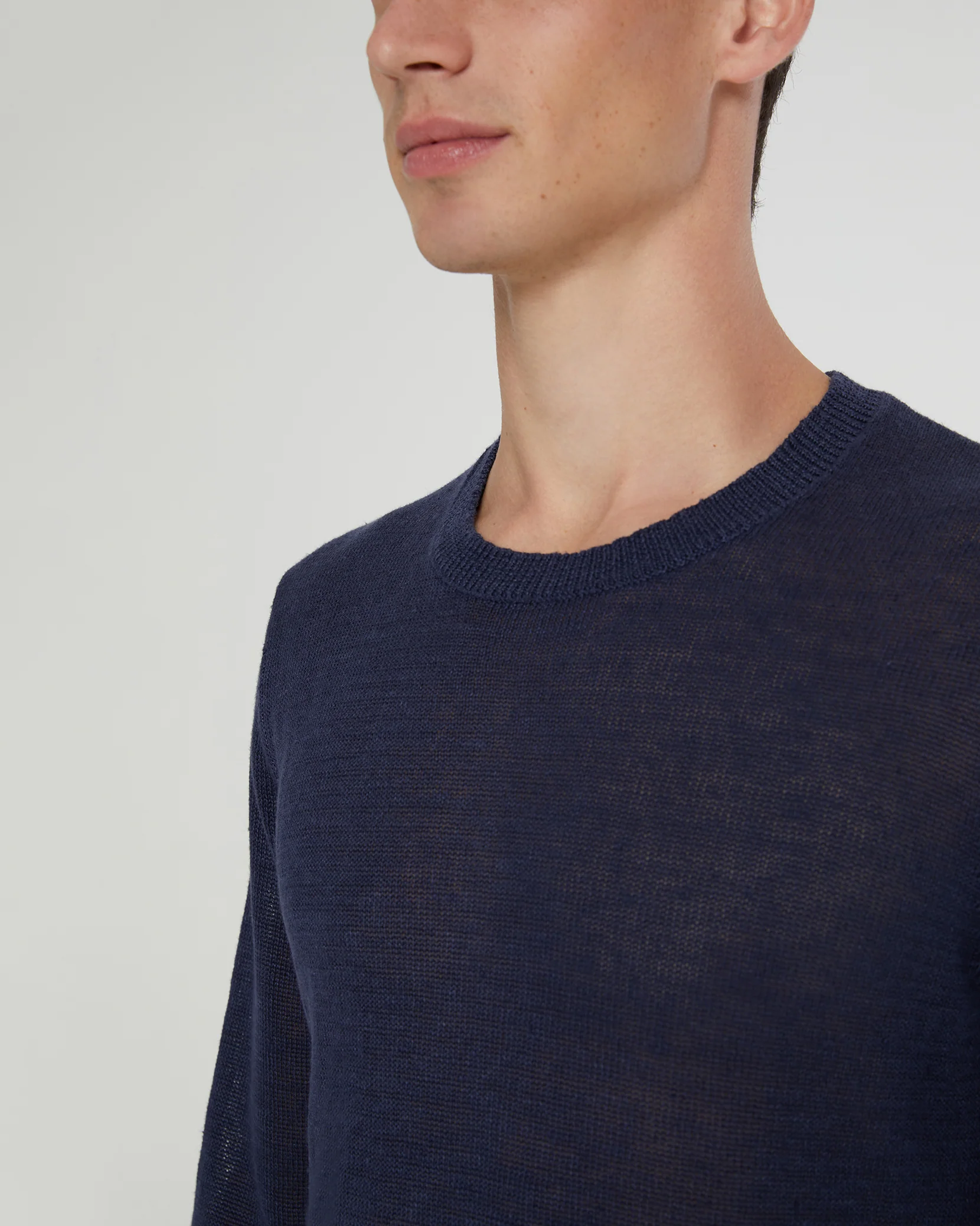 Kevin Crewneck Linen Sweater - Image 3